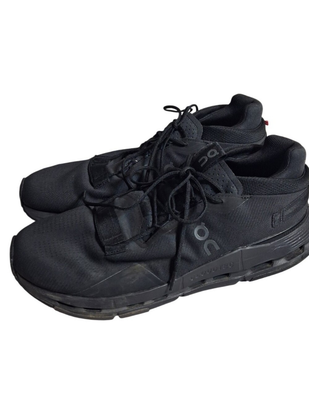 On Cloud Cloudnova 2 Mens Size 13 Triple Black Athletic Sneakers
